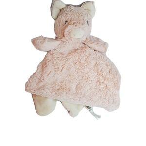 Kelly Toys Pink‎ Pig Lovey Security Blanket Rattle